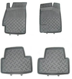 Коврики резиновые   Nissan Tiida/VERSA/LIVINA &quot;06-&quot; (4шт/комп) беж.