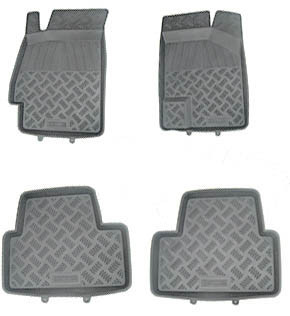 Коврики резиновые   Nissan Tiida/VERSA/LIVINA &quot;06-&quot; (4шт/комп) беж.