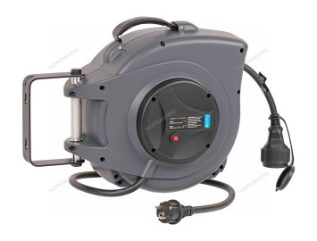 Удлинитель электрический NORDBERG 2515-2,5 на инерционной катушке (15+1 м, 3х2,5 мм) 