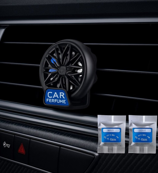 Осв.возд. CAR PERFUME диск, синий  (на дефлектор)