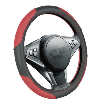 Оплетка на руль   CF  TORNADO - М, Чёрный/Красный/Красный