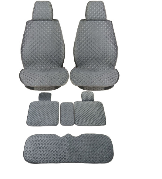 Комплект Накидок  Seintex  «Classic Romb» Серый (велюр)