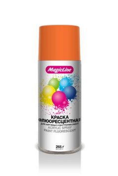 MagicLine  Краска флюорисцентная  1050  Оранжевая  (450мл)