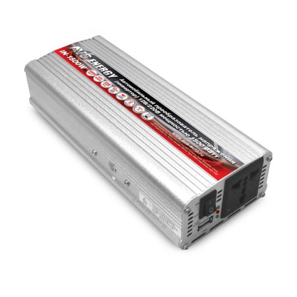 Преобраз. напряжения  AVS  12-220V  1500W  (допустимая пиковая 3000W)