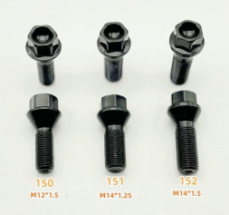 Болт черный  M14x1.25мм