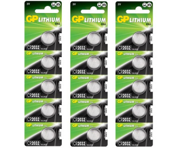 Батарейки GP   круглые CR2032 цена за 5шт.
