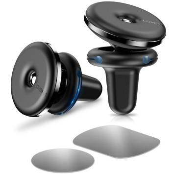 Держатель телефона Floveme  магнитный (с держателем провода) Черный