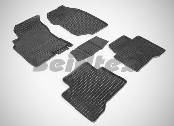 Коврики резиновые   Nissan X-Trail c 2003-2007г. СЕТКА
