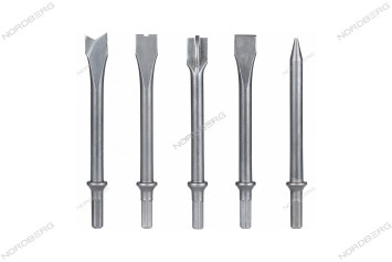 Набор насадок для пневмозубила с шестигранным хвостовиком NORDBERG NP5905 (5 шт)