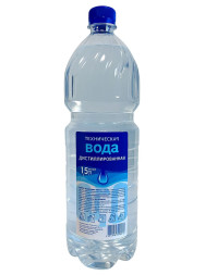 Вода дистиллированная  ГОСТ 1,5л.