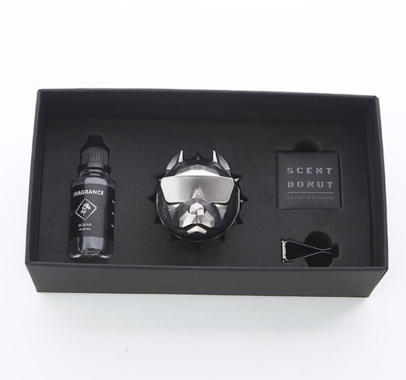 Осв.возд. Carlife собака, хром матовый  (на дефлектор)