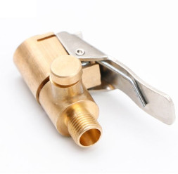 Наконечник насоса бронзовый, малый с клапаном