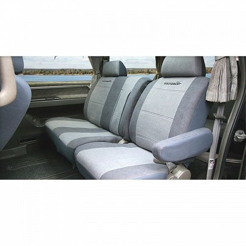 Набор чехлов универсальный  Аutoprofi "TRANSFORM"  "т.серый/св.серый"  замша  9 предм.