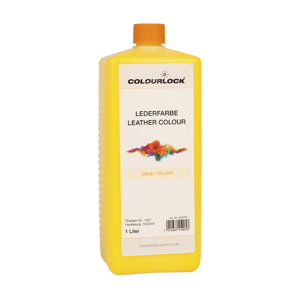 Краска для кожи COLOURLOCK желтый Lederfarbe gelb 1000мл LZ-224352