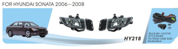 Фары доп.модель Hyundai Sonata/2006/HY-218