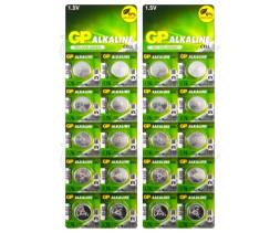 Батарейки GP   часовые GPA76F-2C10  AG13  LR44  цена за 10шт.