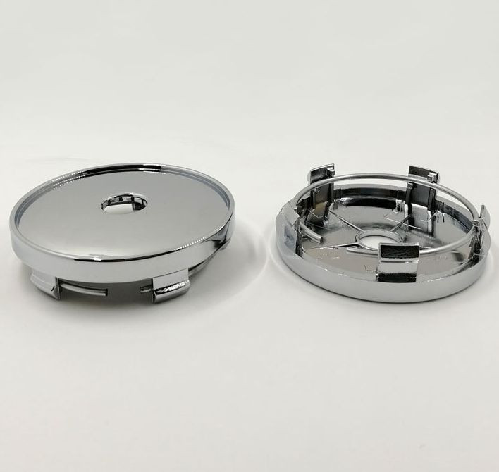 Заглушка (колпачок) на литой диск D60, наружн. d=60мм, внутр d=56мм. хром