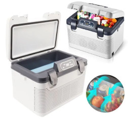 Холодильник 19л.  Carlife  12/24/220V размер внеш.45*35*31cм, размер камеры 29*19*25cм