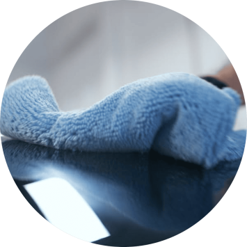 PROFI-MICROFASERTUCH BLAU Профессиональная микрофазерная салфетка без краёв 999241