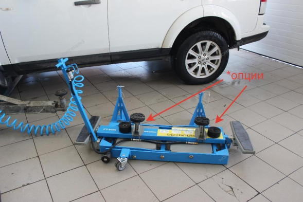 Мобильный мини-подъемник NORDBERG N636-2,5 с пневмоподушкой