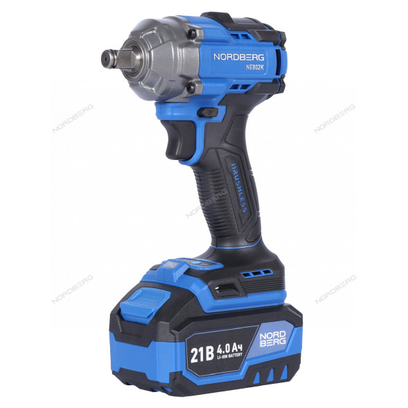 Аккумуляторный гайковерт NORDBERG NE802K (1/2&quot;, 21В, 500Нм)