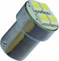 Маяк Cвет-од 12V  T15   4 SMD 15W   BA15S    WHITE  (уп.10шт.)