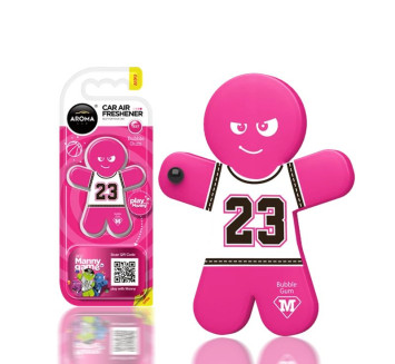 Осв.воздуха  AROMA CAR  Manny &quot;Bubble Gum&quot;  (на дефлектор/подвесной)
