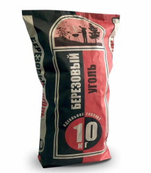 Уголь древесный  "Карандаш" 10 кг (ствол березы)