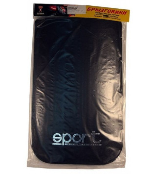 Брызговики универс. SPARCO (2шт.) 370x220мм черный