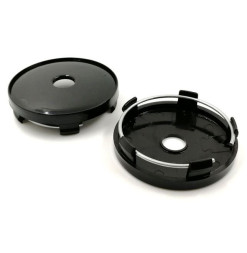 Заглушка (колпачок) на литой диск D60, наружн. d=60мм, внутр d=56мм. черный