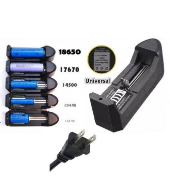 Зарядка для АКБ батареек универсальная (10440, 14500, 16340, 17335, 17500, 17670, 18500, 18650)