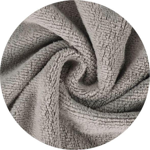 MICROFASER FROTTEETUCH Микрофибра салфетка 40*40 см, серая, 360 гр оверлоченная 2 шт. 999348/2