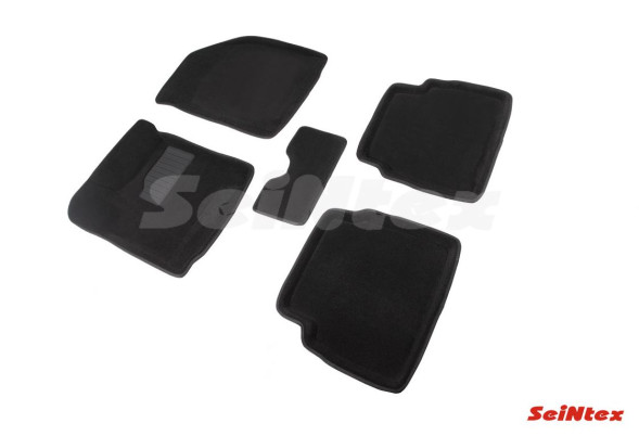 Коврики  Chevrolet Aveo I 2003-2011г. /компл.5шт./осн.резин./  3D