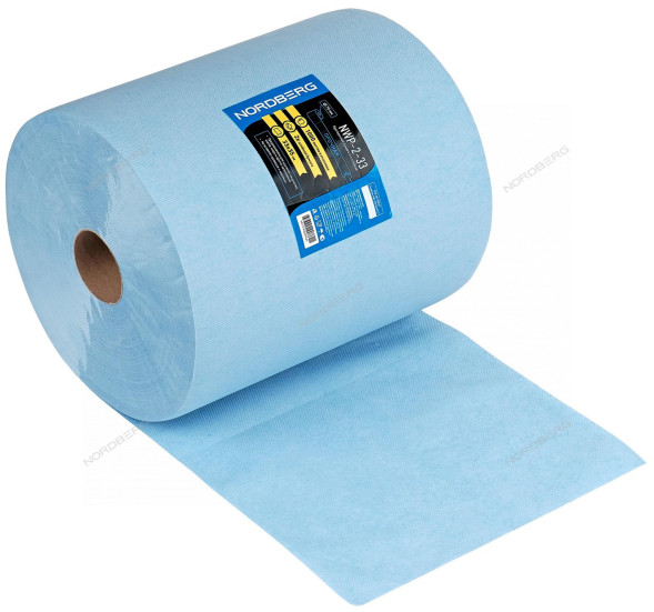 Двухслойная протирочная бумага NORDBERG NWP-2-33 (33х35 см, 1000 листов, 350 м)