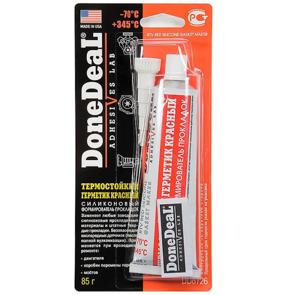 DD 6726 Термостойкий красный силиконовый формирователь прокладок,85г