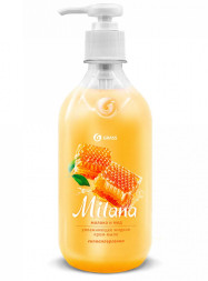 GRASS  Мыло жидкое  0,5л.  Молоко и мёд