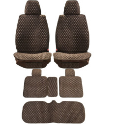 Комплект Накидок  Seintex  «Classic Ultra» Коричневый (велюр)