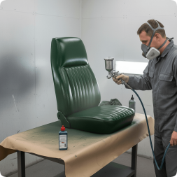 Краска для кожи COLOURLOCK сосново-зеленая Lederfarbe tannengrün 250 мл LZ-224618