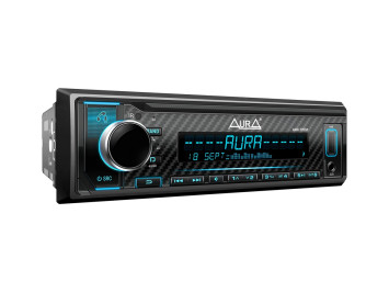 Автомагн.  AURA AMH-77DSP Black/Blue USB/SD ресивер , 4х51 Вт
