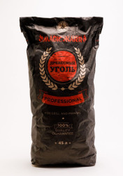 Уголь древесный  "ZaReva" 45 л.  (10кг)  ГРАБ (выше плотность, более долгое горение)