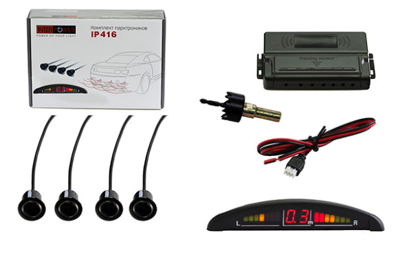 Датчик парковки Interpower IP 416  Silver (4 датчика)