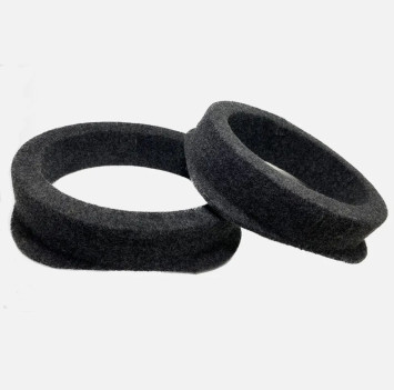 Подставки под колонки ПОДИУМЫ 6" х 9" (7,9х9,4см) карпет Черный, крепления наружные (2 шт.)