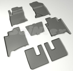 Коврики резиновые   Toyota Fortuner II c 2015г-  БОРТ