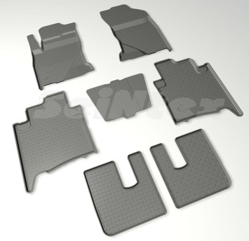 Коврики резиновые   Toyota Fortuner II c 2015г-  БОРТ