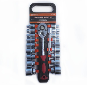 DC Набор торцевых головок с трещеткой 1/2&quot; 20 предметов (короткие)