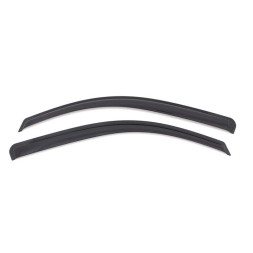 Дефлекторы стёкол Ford Transit 2014г.- (фургон) накладные к-т 2 шт. неломающиеся