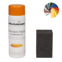 Готовая краска с закрепителем для кожи Оливковый цвет F007 150 мл COLOURLOCK LZ-11008-F007