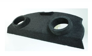 Полка акустическая LADA 2190 Granta дсп/мдф, (15-20мм) карпет Черный