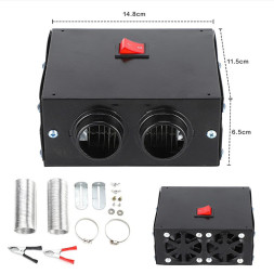 Тепловентилятор "Carlife"  "Ветерок" 500W, 12В