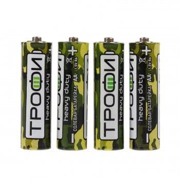 Батарейки Трофи   AA   (Пальчиковые)  цена за 4шт. блистер